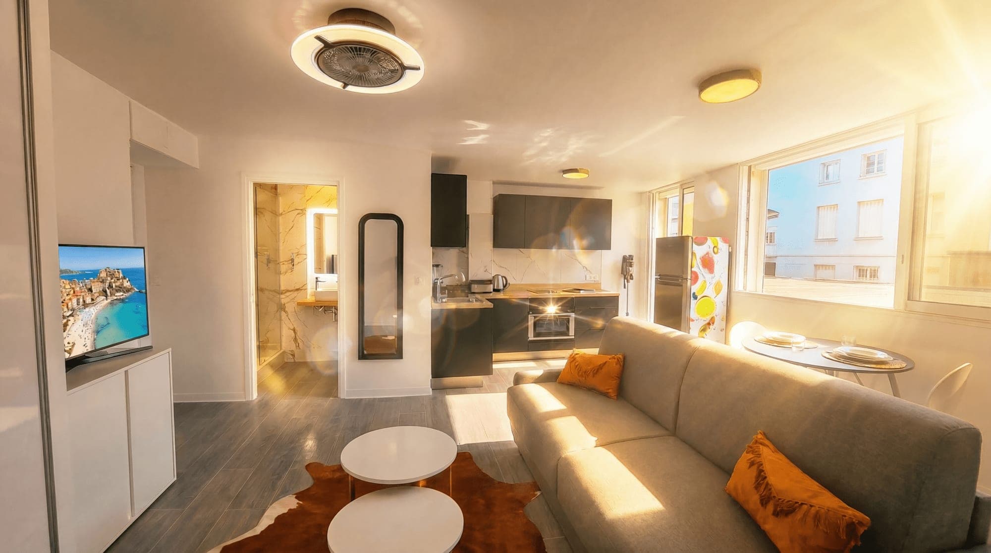2★ studio in Île-Rousse – comfort and modernity in the town centre